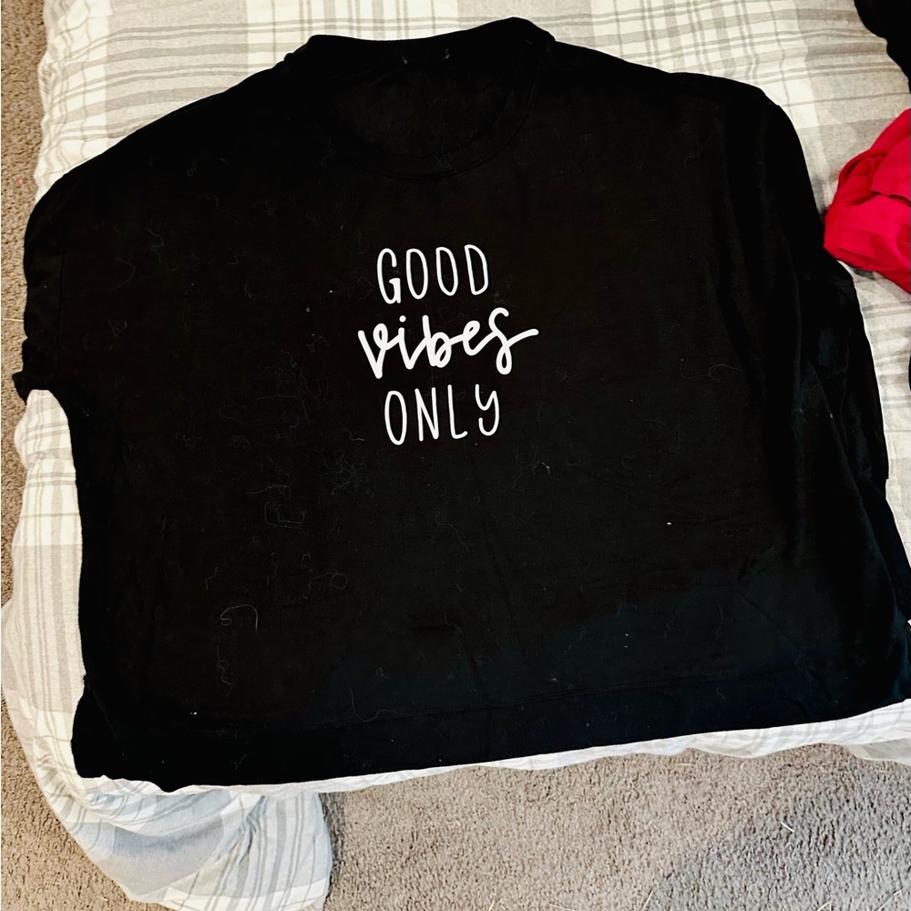 3xl Good Vibes Only SweatShirt